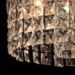 Потолочный светильник круглый с прозрачными подвесками Lunet варинант исполнения - 16 | Loft Concept в Новосибирске