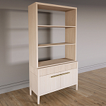 Стеллаж Primo с ящиками Светлый дуб  варинант исполнения - 2 | Loft Concept в Новосибирске