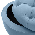 Круглый пуф на ножках Cheryl Pouf Light варинант исполнения - 2 | Loft Concept в Новосибирске