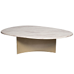 Стол журнальный овальный с контрастным основанием Subsequence варинант исполнения - 2 | Loft Concept в Новосибирске