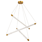 Светодиодная люстра Trumpet Tube Brass  варинант исполнения - 2 | Loft Concept в Новосибирске