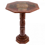 Кофейный стол из натуральных камней Лемезит и Яшма Natural Stone Tables варинант исполнения - 9 | Loft Concept в Новосибирске