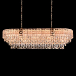 Люстра овальная с каскадом из прозрачного хрусталя Constant Sparks варинант исполнения - 1 | Loft Concept в Новосибирске