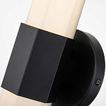 Бра для ванных комнат вертикальное с длинным белым матовым плафоном в форме шестиугольника на круглом основании Hinkley варинант исполнения - 2 | Loft Concept в Новосибирске