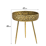 Столик дизайнерский Coth of gold варинант исполнения - 8 | Loft Concept в Новосибирске