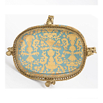 Чаша с орнаментом на ножках в виде бронзовых ангелов Eden Garden варинант исполнения - 4 | Loft Concept в Новосибирске