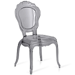Прозрачный стул серый LOUIS GHOST CHAIR Grey варинант исполнения - 1 | Loft Concept в Новосибирске
