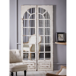 Зеркало-окно с эффектом старения в венецианском стиле Venetian White Mirror варинант исполнения - 5 | Loft Concept в Новосибирске