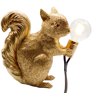 Настольная лампа белка Gold Squirrel Lamp