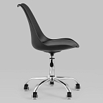 Офисный стул на металлическом основании EGGERY Black варинант исполнения - 2 | Loft Concept в Новосибирске