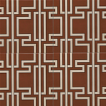 Дизайнерская плитка с узором Лабиринт варинант исполнения - 1 | Loft Concept в Новосибирске