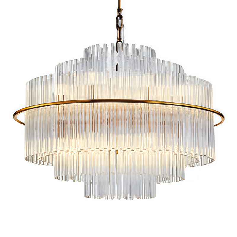 Люстра Nembus Латунь Прозрачный в Новосибирске | Loft Concept 