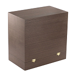 Часы настольные из натурального камня Малахит с декором в виде орла в подарочной коробке Eagle Stone Clock варинант исполнения - 5 | Loft Concept в Новосибирске