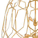 Люстра овальная с переплетенными ромбами Large Scale Artwork варинант исполнения - 1 | Loft Concept в Новосибирске