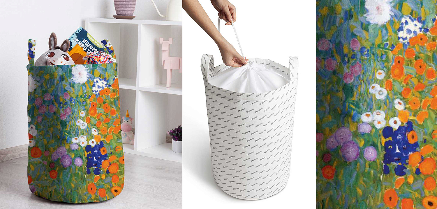 Корзина Flowers Impressionism Basket Корзина Flowers Impressionism Basket - Loft-Concept в Новосибирске