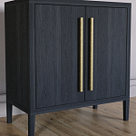 Современный Буфет Primo с 2 дверцами Черный дуб варинант исполнения - 3 | Loft Concept в Новосибирске