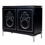 Черный комод в стиле арт-деко Luciano варинант исполнения - 2 | Loft Concept в Новосибирске