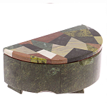 Шкатулка с зеркалом из натуральных камней Stone Casket варинант исполнения - 2 | Loft Concept в Новосибирске