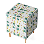 Тумба  с рисунком Short Pina Colada Orange варинант исполнения - 2 | Loft Concept в Новосибирске