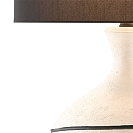 Настольная лампа фактурная с черными круговыми линиями на корпусе Recess варинант исполнения - 1 | Loft Concept в Новосибирске