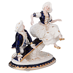 Статуэтка фарфоровая Влюбленная пара Charming Statuette варинант исполнения - 1 | Loft Concept в Новосибирске