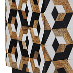 Настольная лампа с фигурным узором и трапециевидным абажуром Сonundrum варинант исполнения - 1 | Loft Concept в Новосибирске