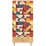 Шкаф с принтом The rebus of love варинант исполнения - 2 | Loft Concept в Новосибирске