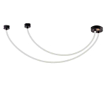 Подвесной светильник с двойными световыми дугами  Luke Lampco Tracer Lamp варинант исполнения - 1 | Loft Concept в Новосибирске