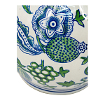 Ваза фигурная с сине-зелеными узорами распустившихся цветов Blossoming Spring варинант исполнения - 3 | Loft Concept в Новосибирске