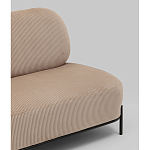 Диван Стоун велюр рельефный бежевый варинант исполнения - 3 | Loft Concept в Новосибирске