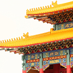 Храм Конфуция Тайвань миниатюра для интерьера в китайском стиле варинант исполнения - 1 | Loft Concept в Новосибирске