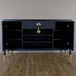 Комод-буфет Elsa Dreams Blue с открытыми полками   варинант исполнения - 3 | Loft Concept в Новосибирске