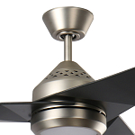 Люстра с вентилятором с черными лопастями Kichler варинант исполнения - 2 | Loft Concept в Новосибирске