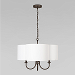 Люстра с белым текстильным абажуром Vitorino  варинант исполнения - 2 | Loft Concept в Новосибирске
