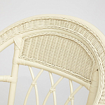 Комплект уличной мебели из ротанга Clara белый варинант исполнения - 4 | Loft Concept в Новосибирске