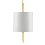 Люстра прямоугольная с белыми цилиндрическими абажурами White Ribbon варинант исполнения - 2 | Loft Concept в Новосибирске