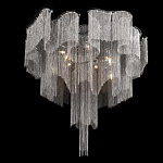 Люстра потолочная с металлическими цепочками Диаметр 99 см Atlantis Chain варинант исполнения - 3 | Loft Concept в Новосибирске