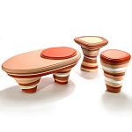 Приставной столик Vorlon Desert Side Table high варинант исполнения - 3 | Loft Concept в Новосибирске