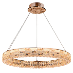 Люстра кольцевая с текстурной огранкой Reflection of Reality варинант исполнения - 1 | Loft Concept в Новосибирске