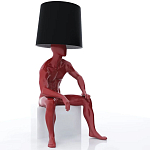Лампа MALE MANNEQUIN LAMP с абажуром варинант исполнения - 1 | Loft Concept в Новосибирске