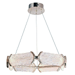 Люстра кольцевая с текстурным природным рисунком IceFlame варинант исполнения - 8 | Loft Concept в Новосибирске