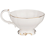 Чайный набор  белого цвета из фарфора на 6 персон 12 предметов Shine Porcelain варинант исполнения - 2 | Loft Concept в Новосибирске