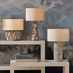 Настольная лампа с каркасом с состаренным эффектом Ancient Column варинант исполнения - 4 | Loft Concept в Новосибирске