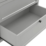 Комод с 3-мя ящиками серый Silva Grey Chest of Drawers варинант исполнения - 4 | Loft Concept в Новосибирске