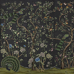 Обои ручная роспись St Laurent Casino metallic silk варинант исполнения - 1 | Loft Concept в Новосибирске