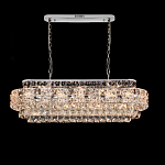 Люстра овальной формы хрустальная в неоклассическом стиле Majesty варинант исполнения - 4 | Loft Concept в Новосибирске