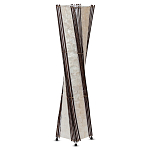 Торшер из перламутра на металлическом каркасе Indonesian Wave варинант исполнения - 1 | Loft Concept в Новосибирске