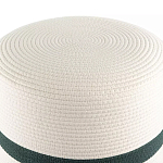 Пуф с плетеной светло-бежевой обивкой Serene Holidays варинант исполнения - 2 | Loft Concept в Новосибирске