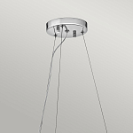 Люстра подвесная круглая с множеством вертикальных прямоугольных кристаллов Kichler варинант исполнения - 3 | Loft Concept в Новосибирске