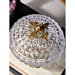 Конфетница из прозрачного рельефного стекла Eden Garden варинант исполнения - 13 | Loft Concept в Новосибирске